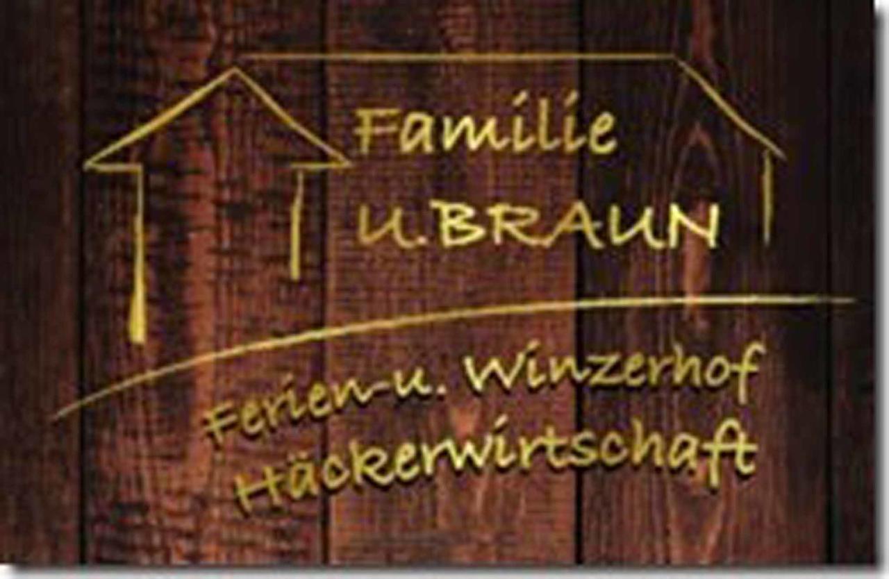 Ferien- Und Winzerhof Ute Braun Lejlighed Nordheim am Main Eksteriør billede